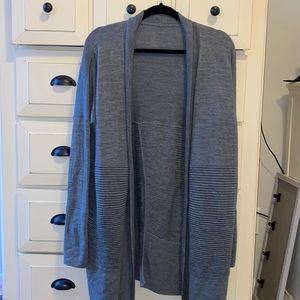 Lululemon knit cardigan. Grey - can be worn 2 ways